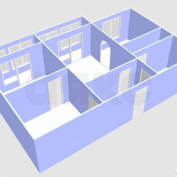 Продается 2-х комнатная квартира, 51,8 м²