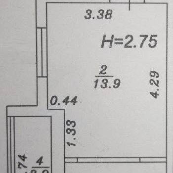 Продается 1-комнатная квартира, 30,5 м²