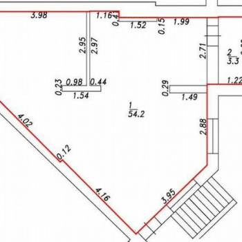 Продается 1-комнатная квартира, 57,5 м²