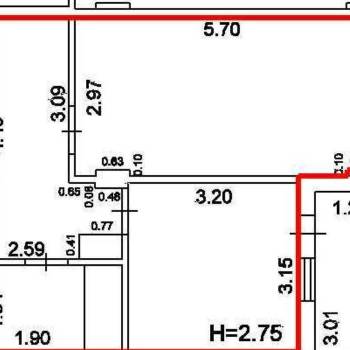 Продается 1-комнатная квартира, 41,5 м²