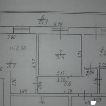 Продается 2-х комнатная квартира, 52,3 м²
