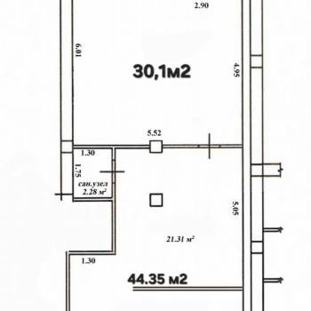 Сдается Нежилое помещение, 74 м²