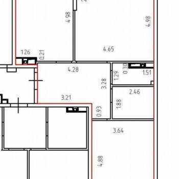 Продается 2-х комнатная квартира, 84,5 м²