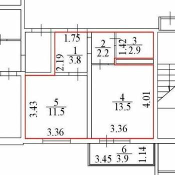 Продается 1-комнатная квартира, 20 м²
