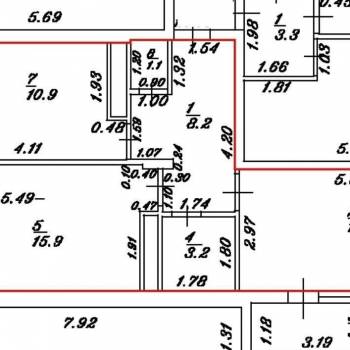 Продается 2-х комнатная квартира, 63 м²