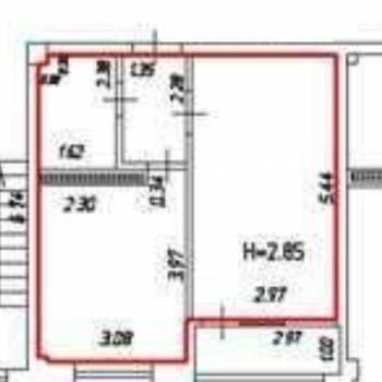 Продается 1-комнатная квартира, 37 м²