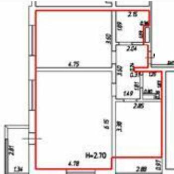 Продается 3-х комнатная квартира, 67,7 м²