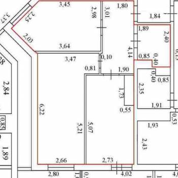 Продается 2-х комнатная квартира, 55 м²