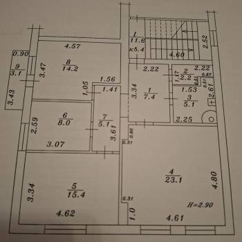 Продается 3-х комнатная квартира, 80 м²