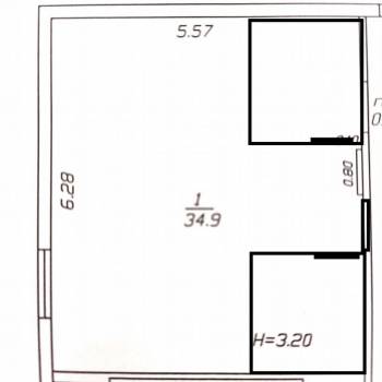 Продается Нежилое помещение, 35 м²