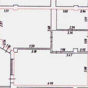 Продается 1-комнатная квартира, 56 м²