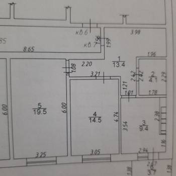 Продается 2-х комнатная квартира, 61 м²