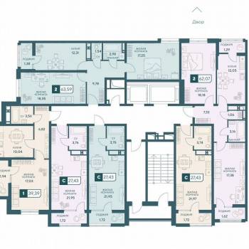 Продается 1-комнатная квартира, 27,4 м²
