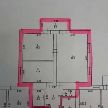Продается 2-х комнатная квартира, 68 м²