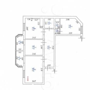 Продается 3-х комнатная квартира, 73,2 м²