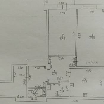 Продается 2-х комнатная квартира, 64 м²