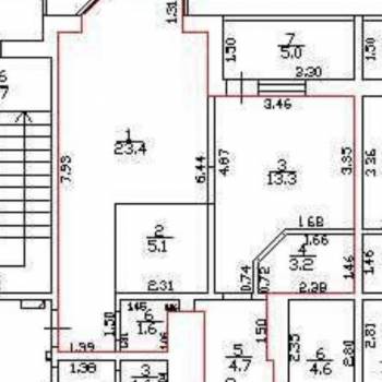 Продается 3-х комнатная квартира, 56 м²