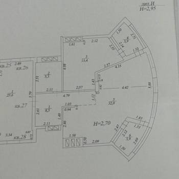 Продается 2-х комнатная квартира, 61,2 м²
