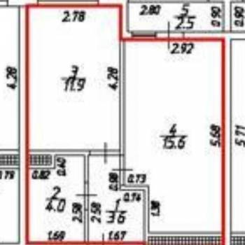 Продается 1-комнатная квартира, 19,7 м²