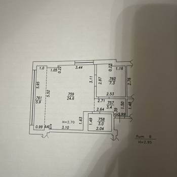 Сдается 1-комнатная квартира, 44 м²