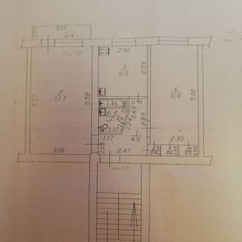 Продается 2-х комнатная квартира, 44,4 м²