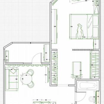 Продается 1-комнатная квартира, 45 м²