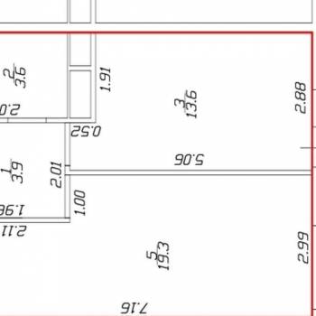 Продается 1-комнатная квартира, 45 м²