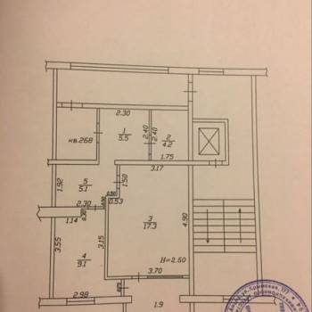 Продается 1-комнатная квартира, 41,2 м²