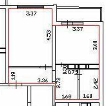 Продается 2-х комнатная квартира, 43 м²