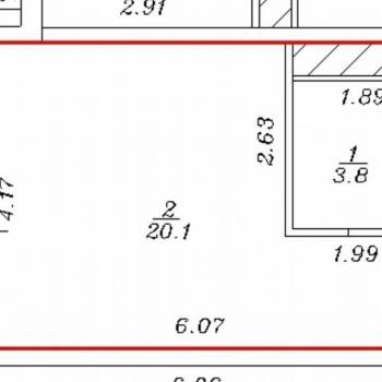 Продается 1-комнатная квартира, 28 м²