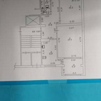 Продается 2-х комнатная квартира, 55,4 м²