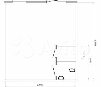 Сдается Нежилое помещение, 41 м²