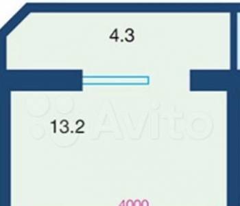 Продается 1-комнатная квартира, 27 м²