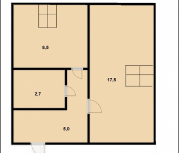 Продается 1-комнатная квартира, 34 м²