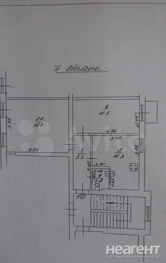 Продается 2-х комнатная квартира, 48,6 м²