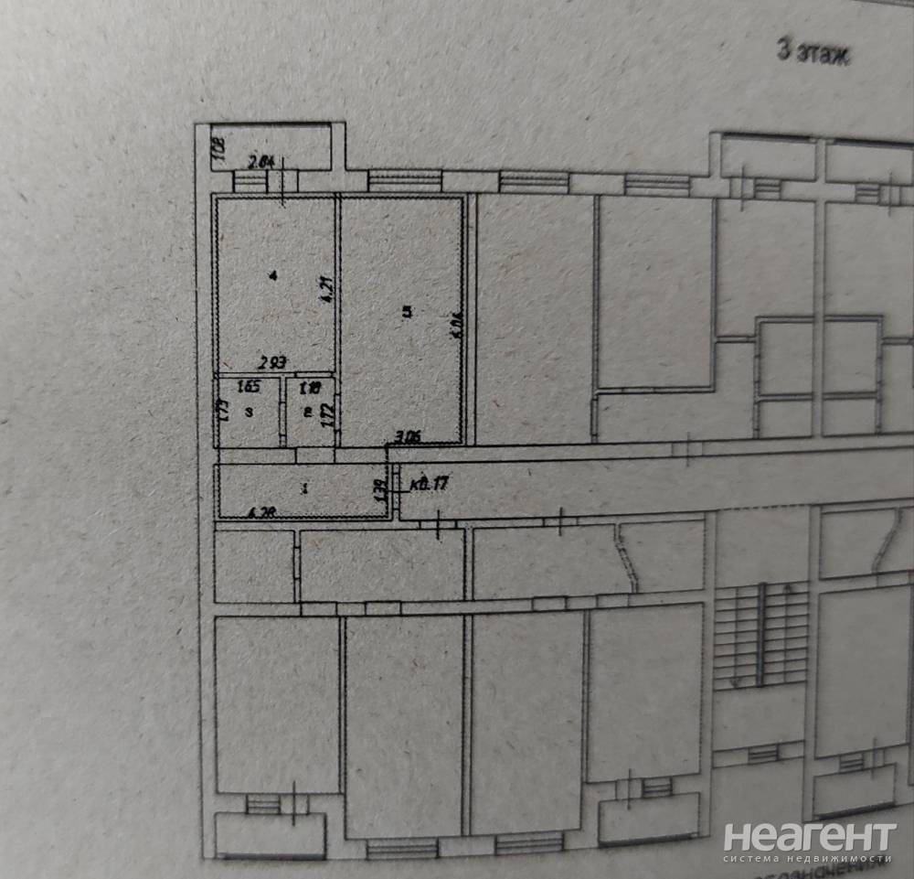 Продается 1-комнатная квартира, 45 м²