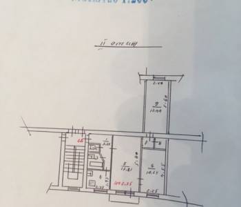 Продается 3-х комнатная квартира, 56 м²