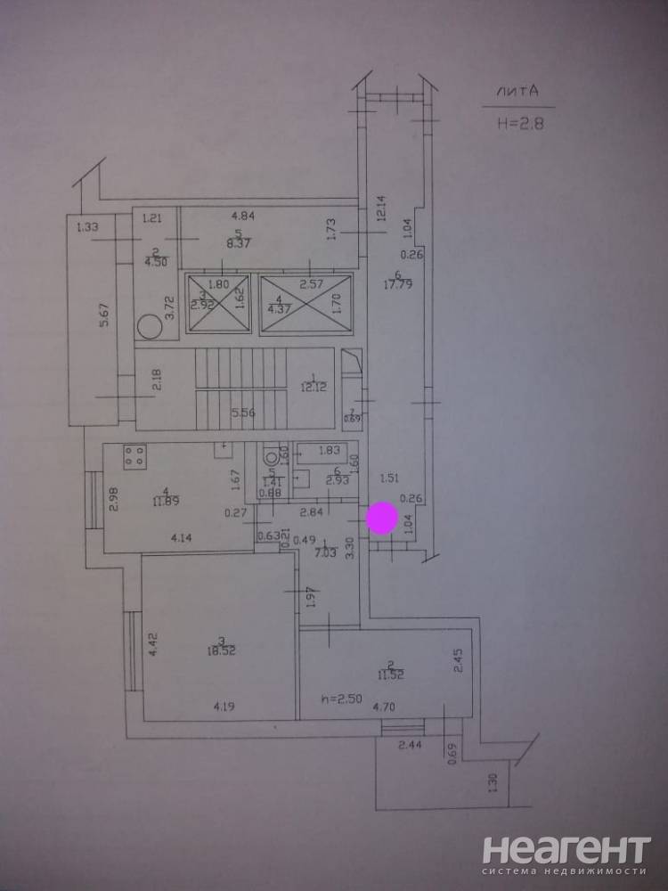 Продается 2-х комнатная квартира, 53,3 м²