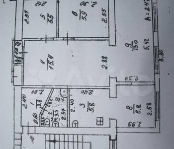 Продается 3-х комнатная квартира, 60 м²