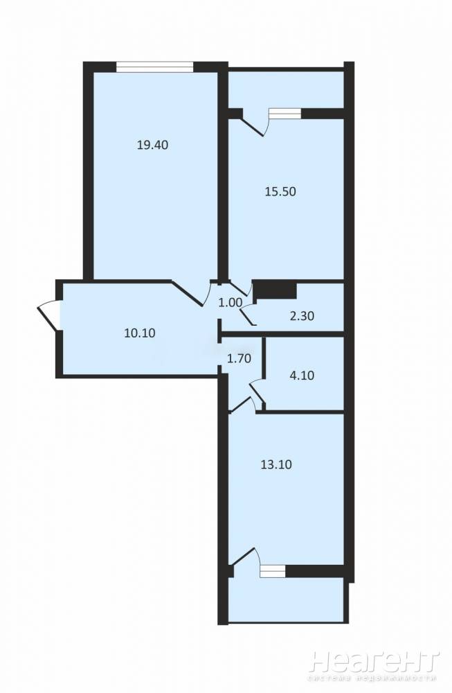 Продается 2-х комнатная квартира, 67 м²