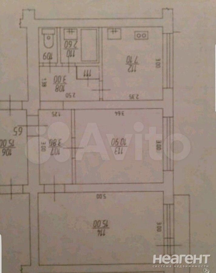 Продается 2-х комнатная квартира, 45 м²