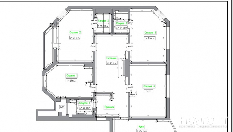 Продается Многокомнатная квартира, 205,7 м²