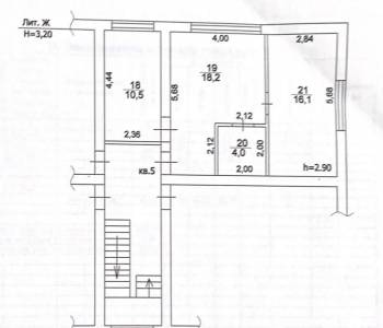 Продается 2-х комнатная квартира, 49 м²