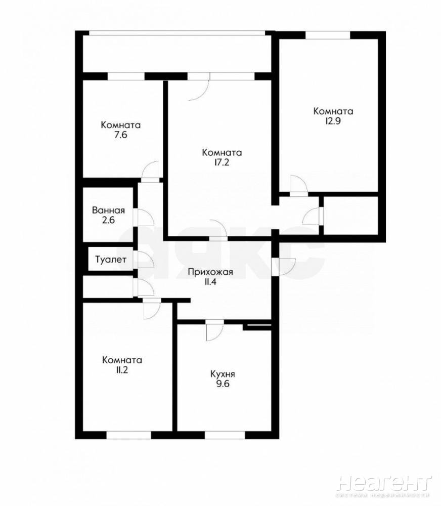 Продается Многокомнатная квартира, 78,2 м²