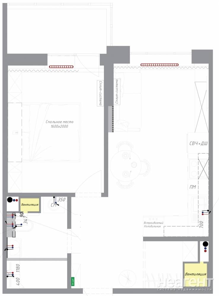 Продается 1-комнатная квартира, 38 м²