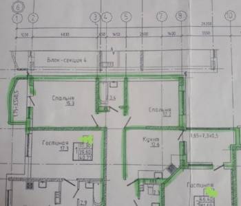 Продается 3-х комнатная квартира, 94 м²