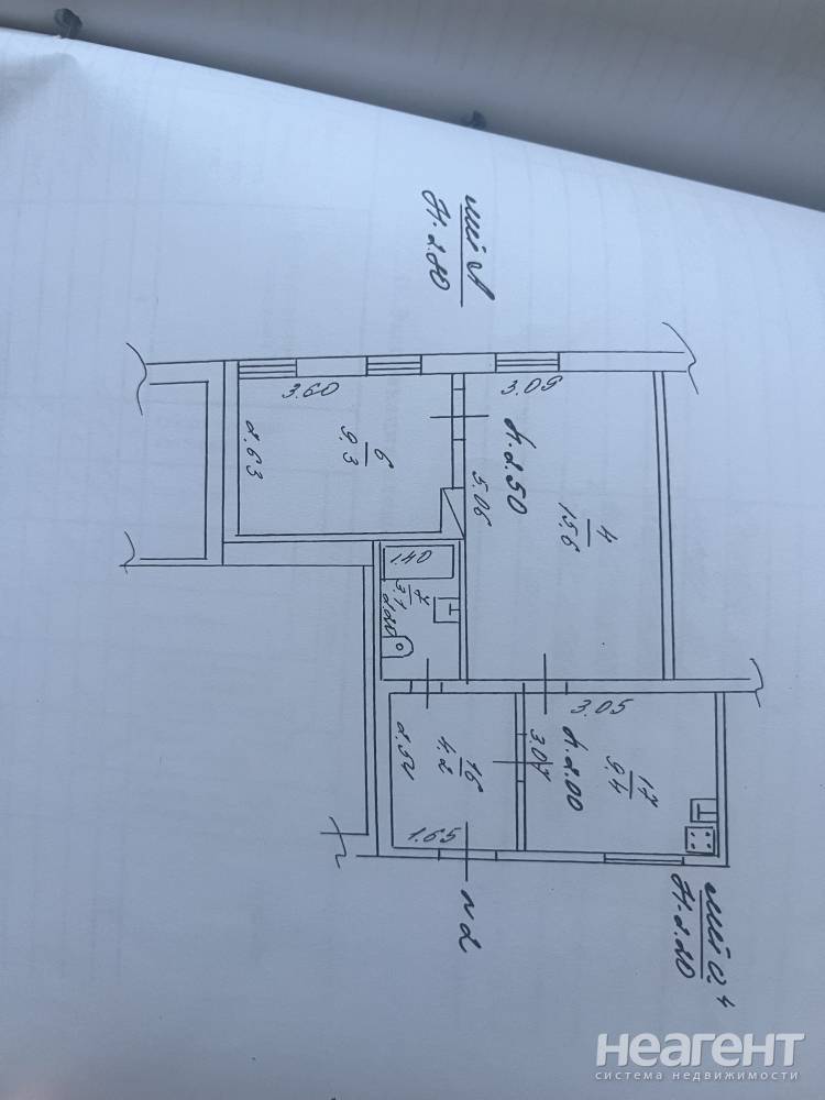 Продается 2-х комнатная квартира, 41,3 м²