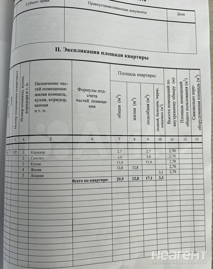 Продается 1-комнатная квартира, 33,2 м²