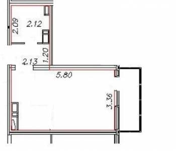 Сдается 1-комнатная квартира, 25 м²