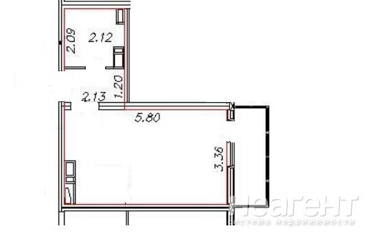 Сдается 1-комнатная квартира, 25 м²